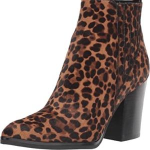 Marc Fisher LTD Lalvaly Ponyhair Ankle Boot Size 10M Excellent Condition